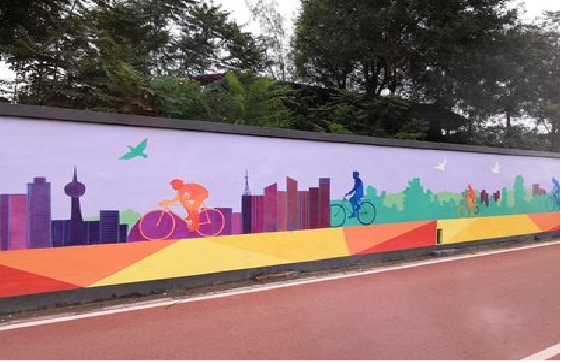 华宁墙体彩绘-围墙