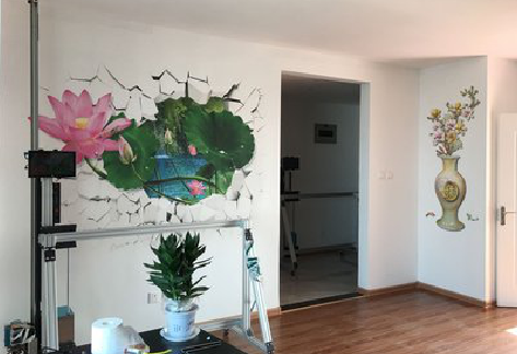 华宁墙体彩绘相比墙纸的优势。