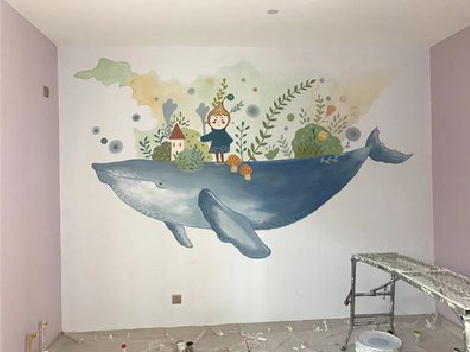 华宁手绘墙的特点及优势。